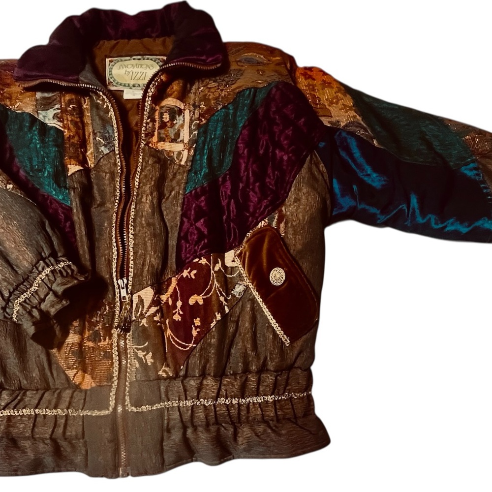 Vintage Puffer Jacket By Izzi Size M Excellent Used Condition - Picture 3 of 7